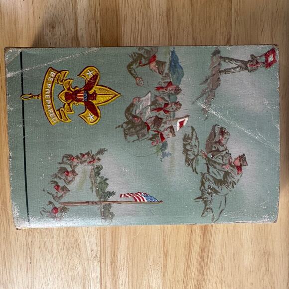 BSA Boy Scout Handbook 6th Ed. 2nd Print 1960 Norman Rockwell Cover - Picture 10 of 13